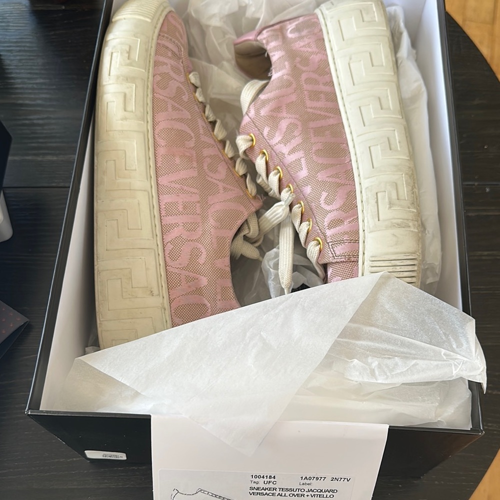Versace Pink Sneakers